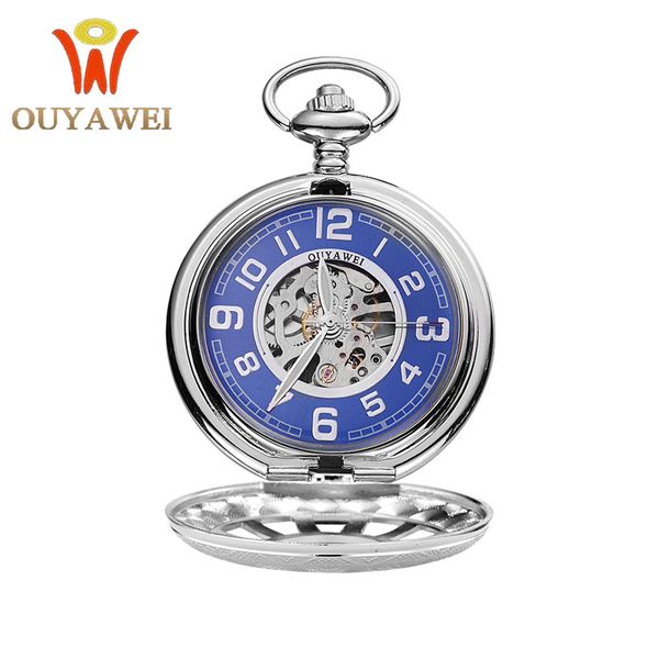 2017 ouyawei male antique fob watch stainless steel case skeleton dial big numerals navy blue men's gift pocket watch, Slivery;golden
2017 ouyawei male antique fob watch stainless steel case skeleton dial big numerals navy blue men's gift pocket watch, Slivery;golden