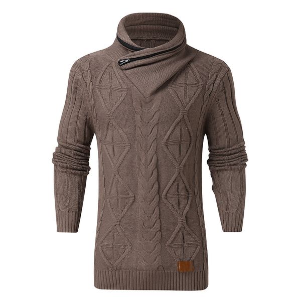 men's autumn winter pullover knitted warm jumper drape choker sweater blouse sweater men pull homme hiver sueter hombre man, White;black
men's autumn winter pullover knitted warm jumper drape choker sweater blouse sweater men pull homme hiver sueter hombre man, White;black
