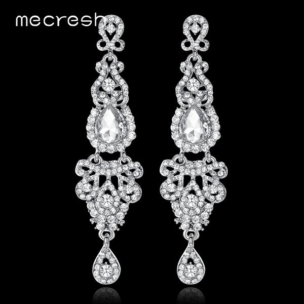 mecresh crystal long earrings for women silver/black/gold color chandelier bridal dorp earrings wedding engagement jewelry eh162, Golden
mecresh crystal long earrings for women silver/black/gold color chandelier bridal dorp earrings wedding engagement jewelry eh162, Golden