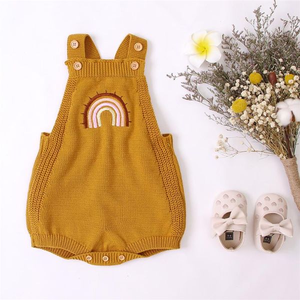 rainbow strap knitted bodysuit newborn baby boy girl clothes sleeveless playsuit jumpsuit outfits sunsuit 0-24m, Blue
rainbow strap knitted bodysuit newborn baby boy girl clothes sleeveless playsuit jumpsuit outfits sunsuit 0-24m, Blue
