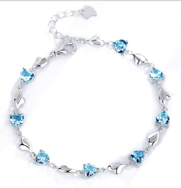 1 pcs 925 sterling silver bracelet fashion heart bracelet female models hand jewelry dropshipping in stock, Golden;silver
1 pcs 925 sterling silver bracelet fashion heart bracelet female models hand jewelry dropshipping in stock, Golden;silver