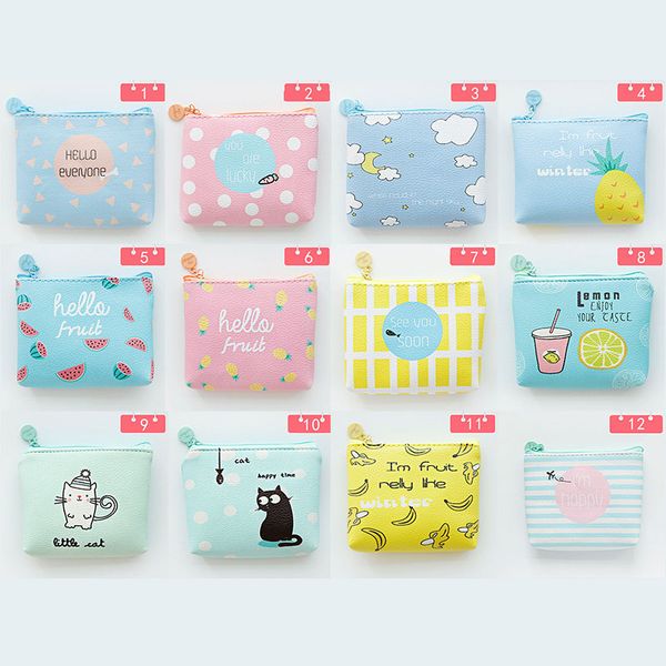 pu leather cartoon student coin wallets coin purse fruits pattern small fresh money bag women purses zipper wallet
pu leather cartoon student coin wallets coin purse fruits pattern small fresh money bag women purses zipper wallet