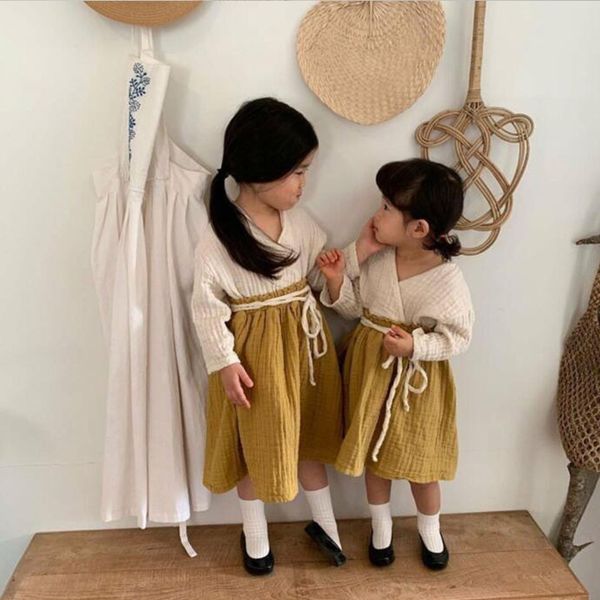 enkelibb muslin cotton high qulaity toddler girl dresses autumn long sleeve dress korean baby girl dress kids girls hanbok dress, Red;yellow
enkelibb muslin cotton high qulaity toddler girl dresses autumn long sleeve dress korean baby girl dress kids girls hanbok dress, Red;yellow