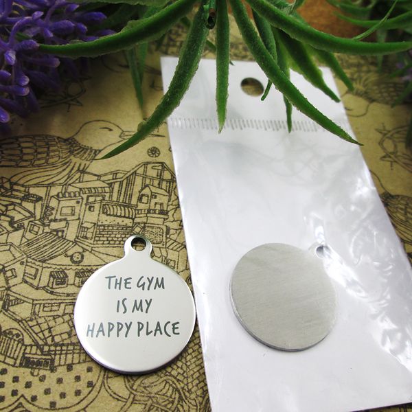 40pcs--"the gym is my happy place"stainless steel charms more style for choosing diy charms pendants for necklace, Bronze;silver
40pcs--"the gym is my happy place"stainless steel charms more style for choosing diy charms pendants for necklace, Bronze;silver