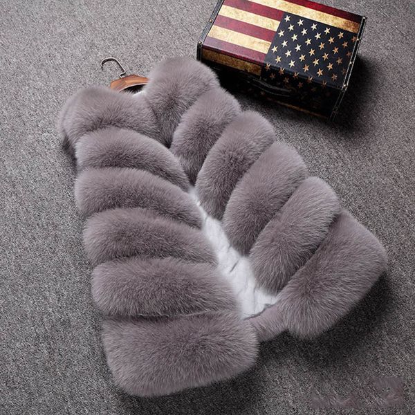 new fur jacket gilet vest faux fur vest women coat winter clothing fourrure femme vests luxury female waistcoat, Black
new fur jacket gilet vest faux fur vest women coat winter clothing fourrure femme vests luxury female waistcoat, Black