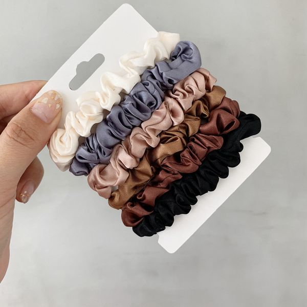 6pcs/set solid elastic scrunchie hair ties rubber bands for women girls sport gym hair scrunchies holder accessories set
6pcs/set solid elastic scrunchie hair ties rubber bands for women girls sport gym hair scrunchies holder accessories set