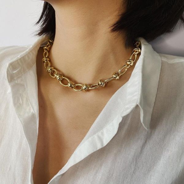 handmade поворота цепи ожерелья дама ретро металл преувеличен толстая цепь, Golden;silver
handmade поворота цепи ожерелья дама ретро металл преувеличен толстая цепь, Golden;silver