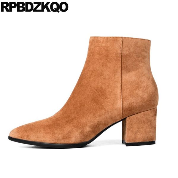 13 45 plus size pointed toe 12 44 genuine leather brown big sheepskin high heel chunky women ankle boots medium autumn shoes, Black
13 45 plus size pointed toe 12 44 genuine leather brown big sheepskin high heel chunky women ankle boots medium autumn shoes, Black