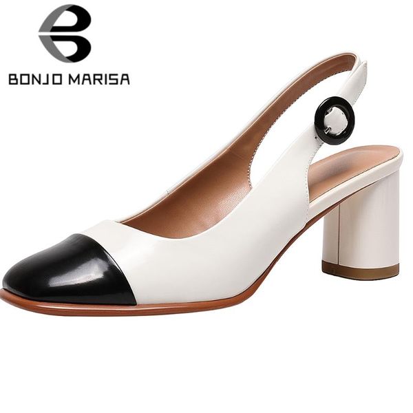 bonjomarisa cow leather brand ladies summer sandals square toe mixed color block heels sandals women casual dress shoes woman, Black
bonjomarisa cow leather brand ladies summer sandals square toe mixed color block heels sandals women casual dress shoes woman, Black