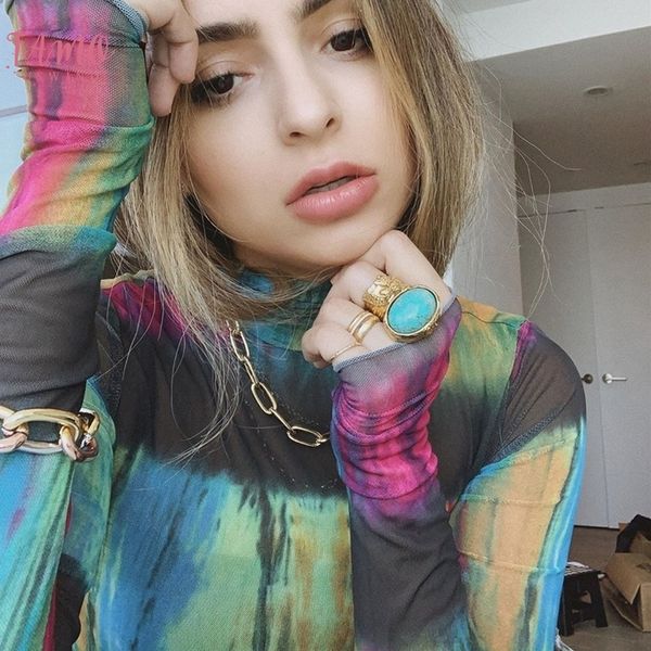 tie dye прозрачная сетка футболка водолазка с длинным рукавом футболка sexy harajuku черная футболка graphic tee tops 2019, White
tie dye прозрачная сетка футболка водолазка с длинным рукавом футболка sexy harajuku черная футболка graphic tee tops 2019, White