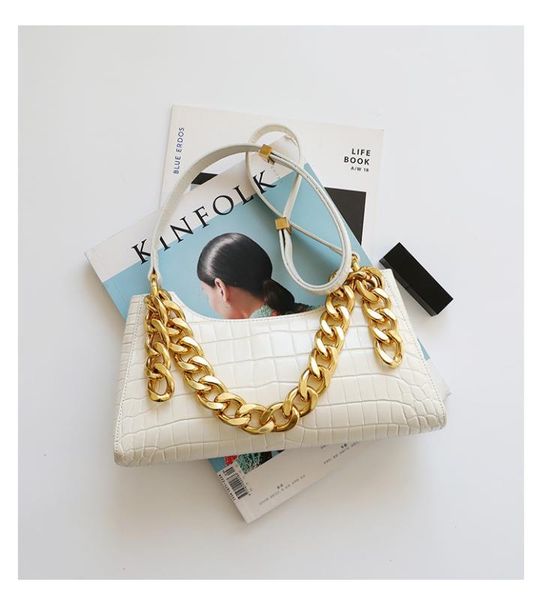 underarm bag cow leather large chain crocodile shoulder bag with two belts genuine leather women bags messenger
underarm bag cow leather large chain crocodile shoulder bag with two belts genuine leather women bags messenger