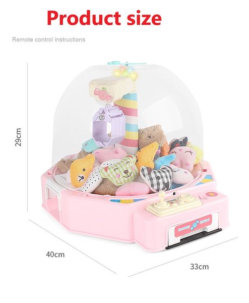 kids mini doll clip machine light music rechargeable electronic candy grabber catcher coin operated claw arcade crane catch toys
kids mini doll clip machine light music rechargeable electronic candy grabber catcher coin operated claw arcade crane catch toys