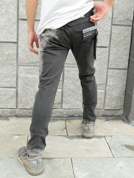 new style fashion men's simple summer light weight repl3 jeans men's fashion casual solid classic straight denim designer jeans si, Blue
new style fashion men's simple summer light weight repl3 jeans men's fashion casual solid classic straight denim designer jeans si, Blue