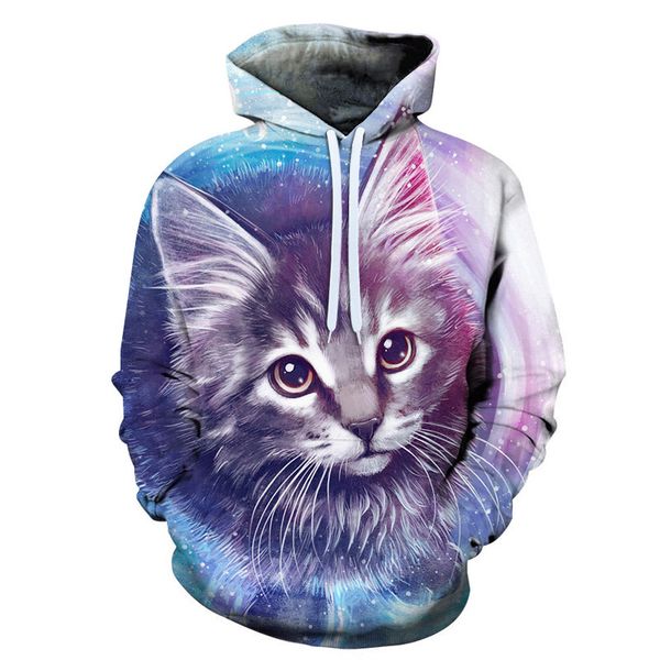 2019 new men women 3dhooded animal cat hoodies sweatshirts quality hooded jacket novelty streetwear fashion casual pullover, Black
2019 new men women 3dhooded animal cat hoodies sweatshirts quality hooded jacket novelty streetwear fashion casual pullover, Black