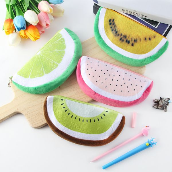 colorful plush fruit pencil case stationery bag watermelon strawberry pineapple pencial bags student gift school office supplies
colorful plush fruit pencil case stationery bag watermelon strawberry pineapple pencial bags student gift school office supplies