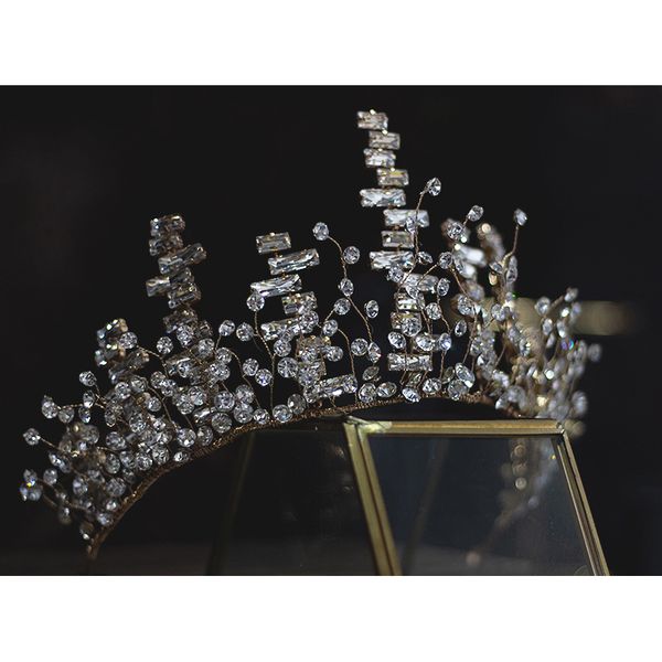 bridal hair jewelry crystal rhinestones tiaras and crowns pageant engagement diadem brides women headbands wedding accessories, Golden;white
bridal hair jewelry crystal rhinestones tiaras and crowns pageant engagement diadem brides women headbands wedding accessories, Golden;white