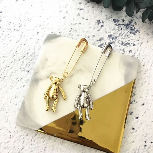 maxi designer style personality pin rose earrings pin four limbs movable bear earrings instagram fashion long earrings, Golden
maxi designer style personality pin rose earrings pin four limbs movable bear earrings instagram fashion long earrings, Golden