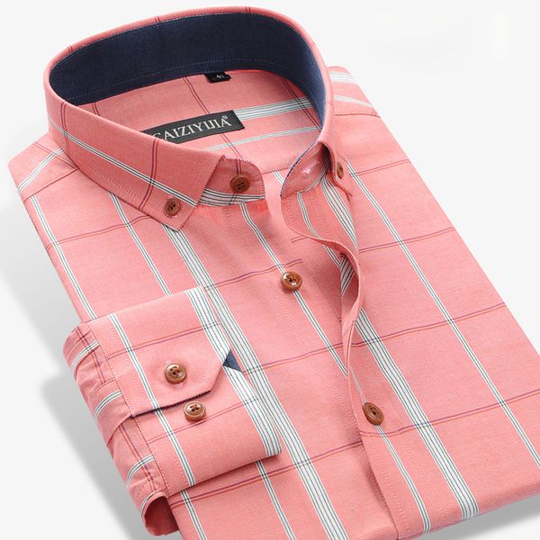 men's england style checkered plaid shirts pocket-less design full sleeve casual standard-fit button-collar cotton gingham shirt, White;black
men's england style checkered plaid shirts pocket-less design full sleeve casual standard-fit button-collar cotton gingham shirt, White;black
