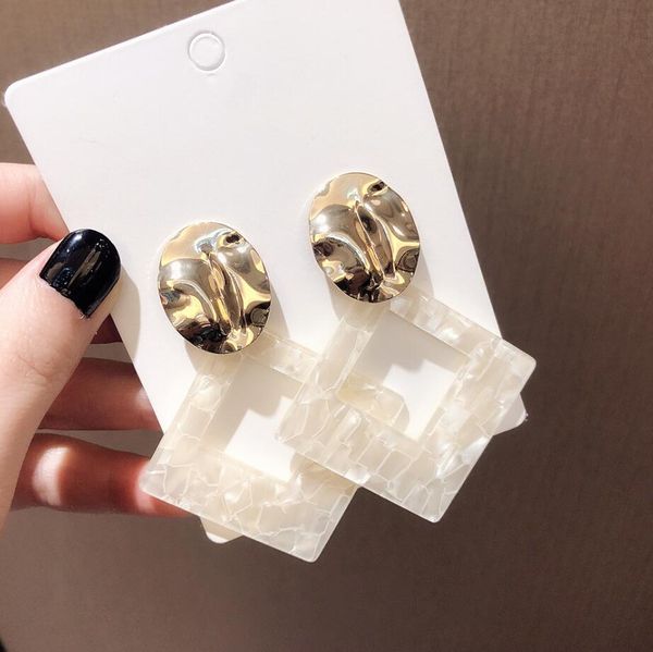 fashion acrylic geometry rhombus pendant earrings dangle alloy square marbling ear studs earring women creative eardrop jewelry gifts, Silver
fashion acrylic geometry rhombus pendant earrings dangle alloy square marbling ear studs earring women creative eardrop jewelry gifts, Silver
