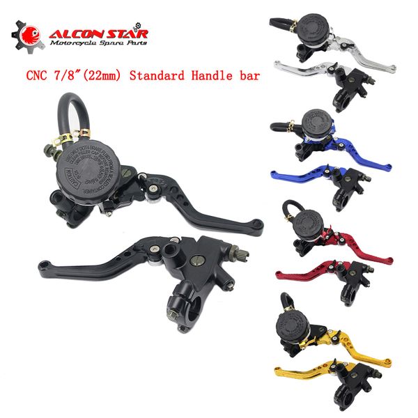 alconstar modified 7/8" 22mm universal motorcycle front brake clutch lever master cylinder reservoir set for 125-600cc motors
alconstar modified 7/8" 22mm universal motorcycle front brake clutch lever master cylinder reservoir set for 125-600cc motors