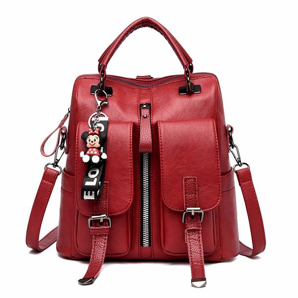 fashion wild contrast color pu leather women large capacity backpack outdoor travel waterproof backpack student bag zx-159
fashion wild contrast color pu leather women large capacity backpack outdoor travel waterproof backpack student bag zx-159