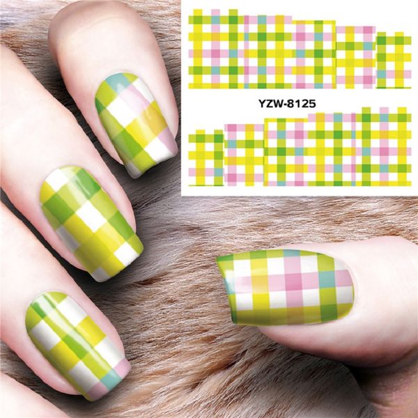 1pcs water decals nail art stickers scottish lattice designs floral flower sticker nail gel manicure decoration water slider, Black
1pcs water decals nail art stickers scottish lattice designs floral flower sticker nail gel manicure decoration water slider, Black