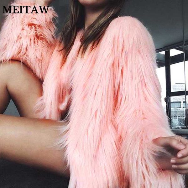 women's fur & faux 2021 autumn winter women furry coat casual fluffy warm long sleeve outerwear plus size hairy collarless overcoat, Black
women's fur & faux 2021 autumn winter women furry coat casual fluffy warm long sleeve outerwear plus size hairy collarless overcoat, Black