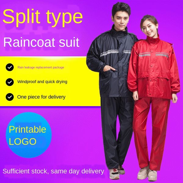 split outdoor labor protection raincoat suit motorcycle motorcycle hiking thickened raincoat, Red;brown
split outdoor labor protection raincoat suit motorcycle motorcycle hiking thickened raincoat, Red;brown