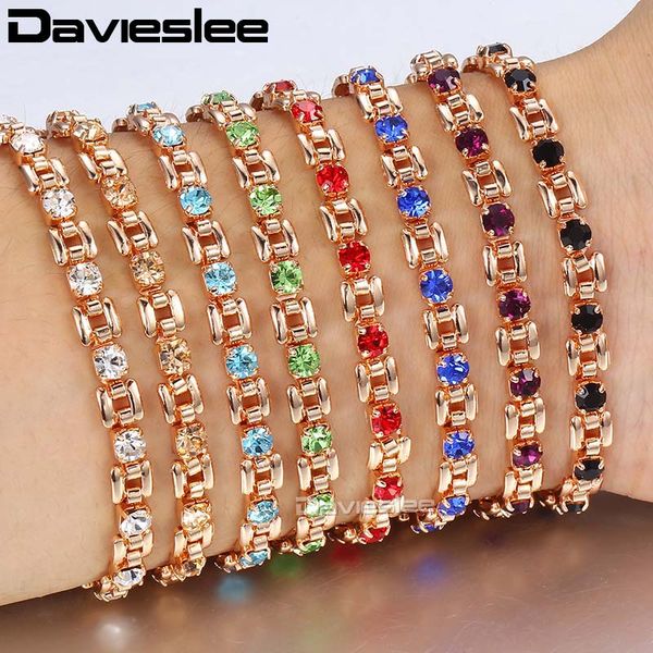 davieslee womens bracelet jewelry square bismark multi colors cz stone 585 rose gold bracelets for women gifts 5.5mm lgbm101, Black
davieslee womens bracelet jewelry square bismark multi colors cz stone 585 rose gold bracelets for women gifts 5.5mm lgbm101, Black