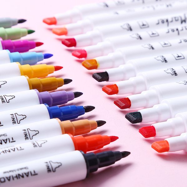 gift sets 12/18/24/36/48 color children's marker pen set / double head hand-painted brush student watercolor pen/ art supplies
gift sets 12/18/24/36/48 color children's marker pen set / double head hand-painted brush student watercolor pen/ art supplies