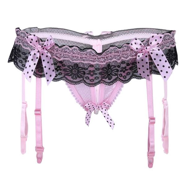 pearl thong женщины белье crotchless open buruffle шнурка bowknot малоэтажное трусы-стринги sexy эротическое белье с подвязками, Black;pink
pearl thong женщины белье crotchless open buruffle шнурка bowknot малоэтажное трусы-стринги sexy эротическое белье с подвязками, Black;pink