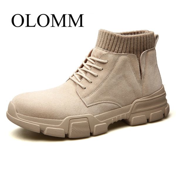 olomm boots men 2019 autumn new trend korean version of tooling boots socks high men's shoes dd-103, Black
olomm boots men 2019 autumn new trend korean version of tooling boots socks high men's shoes dd-103, Black