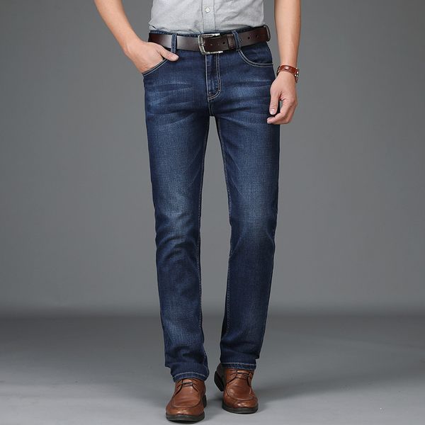 2020 casual men's jeans fashion slim brand male denim trousers spring autumn business classic cotton soft pants, Blue
2020 casual men's jeans fashion slim brand male denim trousers spring autumn business classic cotton soft pants, Blue