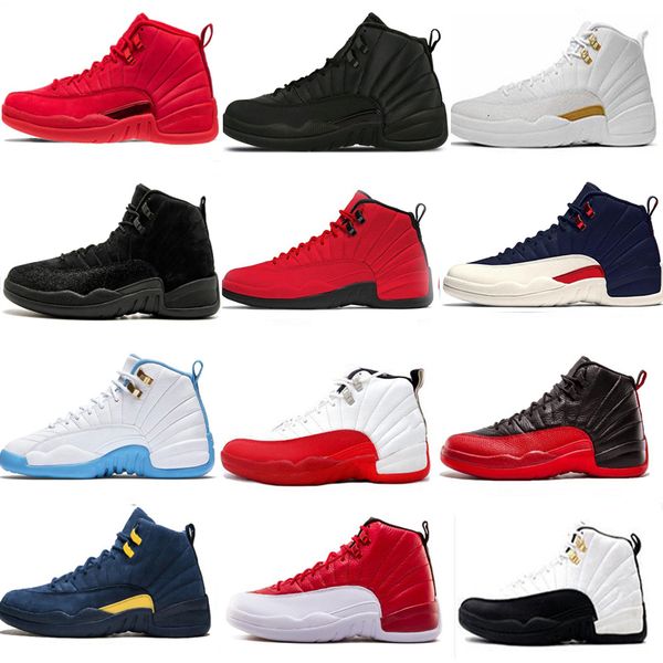 12 12s basketball shoes winterized wntr gym red flu game white blue black the master for mens sports sneakers size 7-13
12 12s basketball shoes winterized wntr gym red flu game white blue black the master for mens sports sneakers size 7-13
