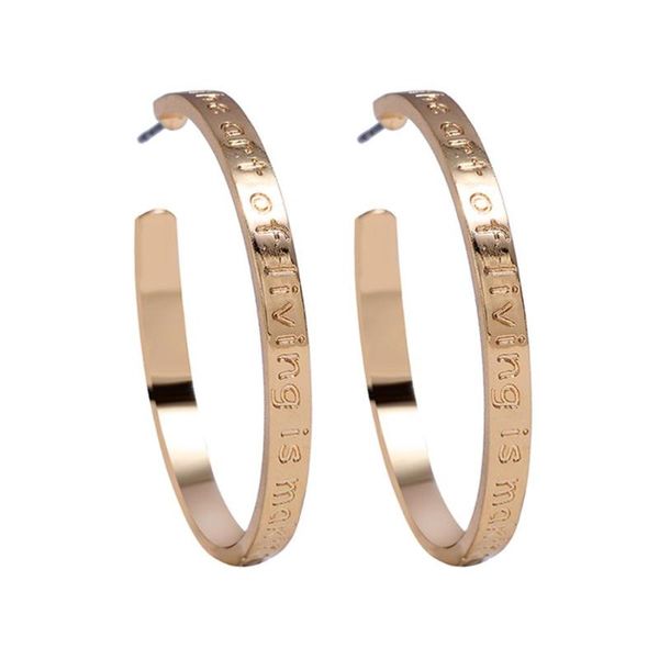 big circle round hoop earrings women bohemian geometric earring accessories, Golden
big circle round hoop earrings women bohemian geometric earring accessories, Golden