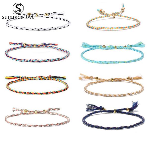 новые красочные тканые браслет веревочки вручную bohemia нить полиэфирная плетеный браслет дружбы регулировка длины для девушки женщин ювели, Black
новые красочные тканые браслет веревочки вручную bohemia нить полиэфирная плетеный браслет дружбы регулировка длины для девушки женщин ювели, Black