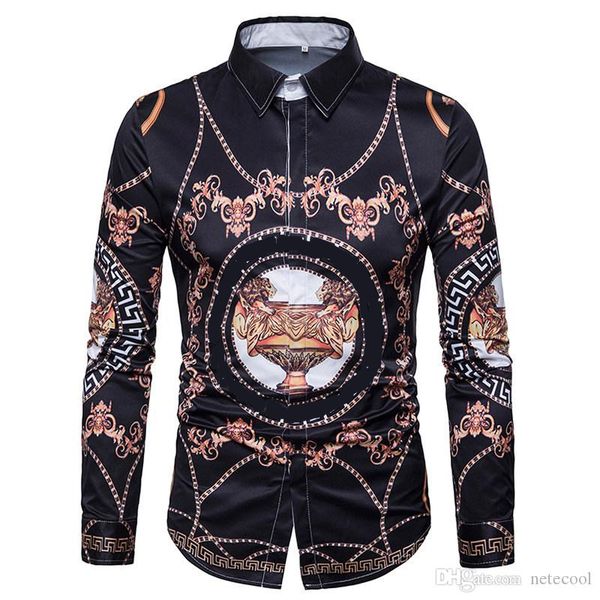 brand designer men's shirt new casual fashion men's shirt digital european american style printed long sleeved shirt plus size 3xl, White;black
brand designer men's shirt new casual fashion men's shirt digital european american style printed long sleeved shirt plus size 3xl, White;black