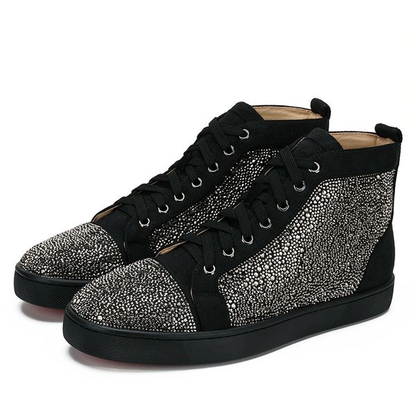 designer fashion redbottoms shoes studded spikes flat sneakers for men women glitter party lovers genuine leather casual rivet sneaker, Black
designer fashion redbottoms shoes studded spikes flat sneakers for men women glitter party lovers genuine leather casual rivet sneaker, Black
