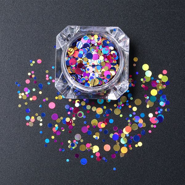 chameleon ab color sequins for crafts nail art glitter flakes uv gel polish round flower color decortion tools 1 box, Silver;gold
chameleon ab color sequins for crafts nail art glitter flakes uv gel polish round flower color decortion tools 1 box, Silver;gold