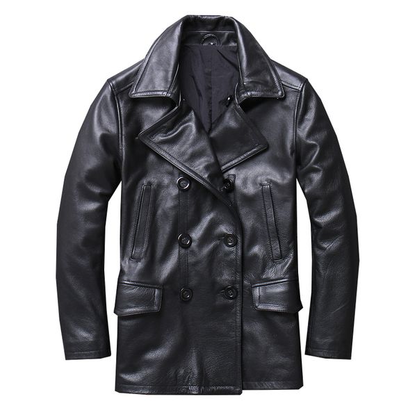 мужские куртки и пальто из натуральной кожи real cow cowhide luxury trench style двубортный осень зима верхняя одежда пальто мужчины, Black
мужские куртки и пальто из натуральной кожи real cow cowhide luxury trench style двубортный осень зима верхняя одежда пальто мужчины, Black