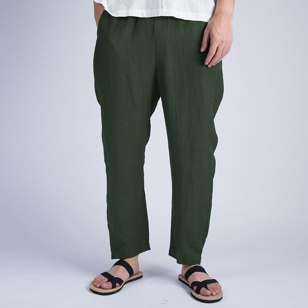 5 colors men's chinese style cotton linen jacquard elastic waist casual pants male loose harem trousers, Black
5 colors men's chinese style cotton linen jacquard elastic waist casual pants male loose harem trousers, Black