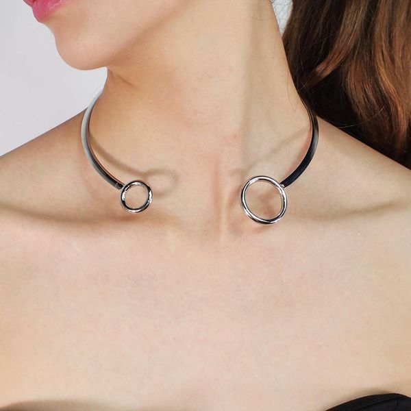 manilai simple alloy torques choker necklaces for women maxi jewelry metal choker bib collar statement necklaces, Silver
manilai simple alloy torques choker necklaces for women maxi jewelry metal choker bib collar statement necklaces, Silver