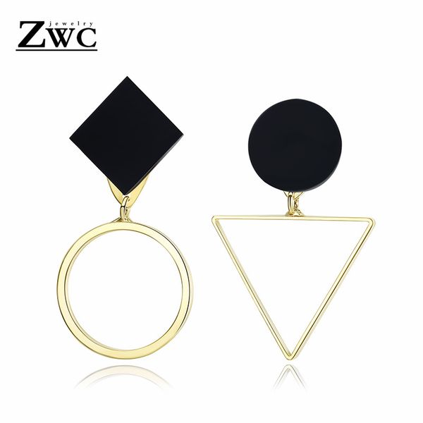 2021 zwc fashion geometric gold silver asymmetric stud earring for women wedding charm triangle round acrylic earrings jewelry gift, Golden;silver
2021 zwc fashion geometric gold silver asymmetric stud earring for women wedding charm triangle round acrylic earrings jewelry gift, Golden;silver