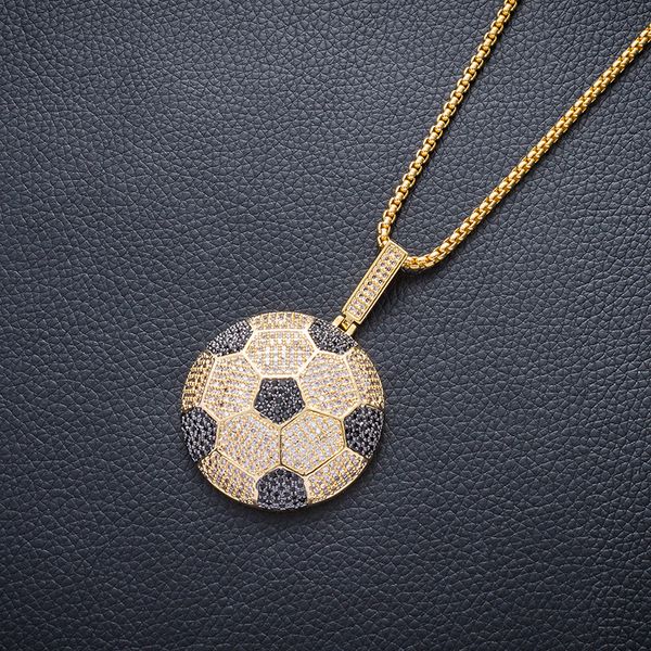 world cup football anniversary pendeloque cut necklace hip-hop motion fengcu zircon necklace, Silver
world cup football anniversary pendeloque cut necklace hip-hop motion fengcu zircon necklace, Silver