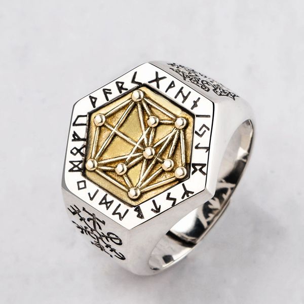 nordic mythology viking rune sterling silver rings for man and women kabala totem index ring fashion jewelry mygrillz, Golden;silver
nordic mythology viking rune sterling silver rings for man and women kabala totem index ring fashion jewelry mygrillz, Golden;silver