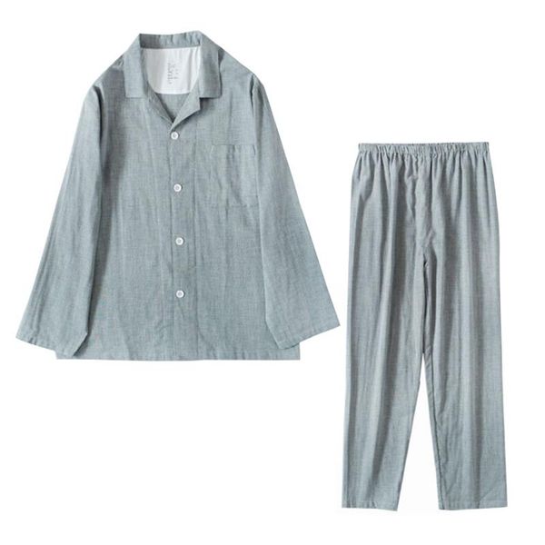 1 set man cotton pajamas male sleepwear long sleeve home lounge night wear and pants pajama set for home daily use grey, Black;brown
1 set man cotton pajamas male sleepwear long sleeve home lounge night wear and pants pajama set for home daily use grey, Black;brown