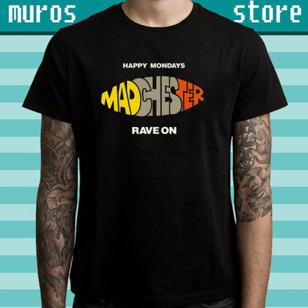 happy mondays madchester rave on rock band men black t-shirt size s to 3xl, White;black
happy mondays madchester rave on rock band men black t-shirt size s to 3xl, White;black
