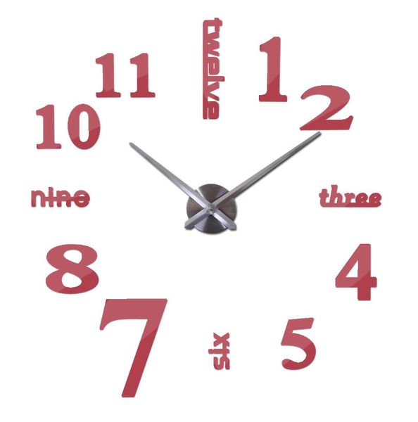 50cm new arrival quartz clocks fashion watches 3d real big wall clock rushed mirror sticker diy living room decor ing
50cm new arrival quartz clocks fashion watches 3d real big wall clock rushed mirror sticker diy living room decor ing
