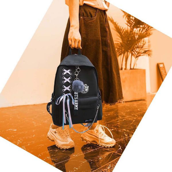 2019 bt casual student bag canvas bangtaning backpack korean army bomb shoulder bag kpop trend pouch for women
2019 bt casual student bag canvas bangtaning backpack korean army bomb shoulder bag kpop trend pouch for women