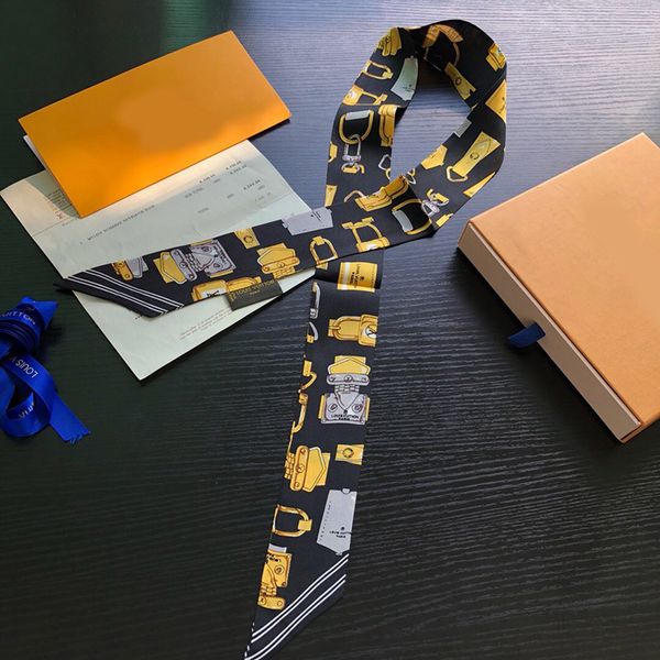 designer scarf woman red slim narrow bag handle silk scarf double-sided bag lock printed twill satin small ribbon no box, Blue;gray
designer scarf woman red slim narrow bag handle silk scarf double-sided bag lock printed twill satin small ribbon no box, Blue;gray